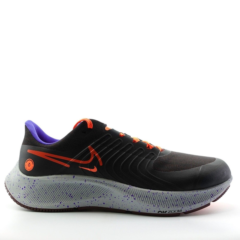 Nike Air Zoom Pegasus 38 Shield Running Shoes Black DC4073 003 Mens Size 13